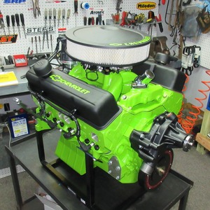 Custom Painted Engine
