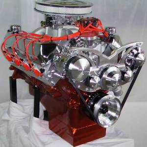 Custom painted Ford crate engine 